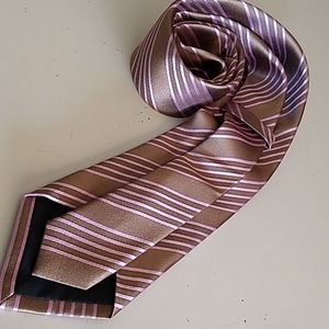 Marcoserussi Camicia tie striped beige and pink💗